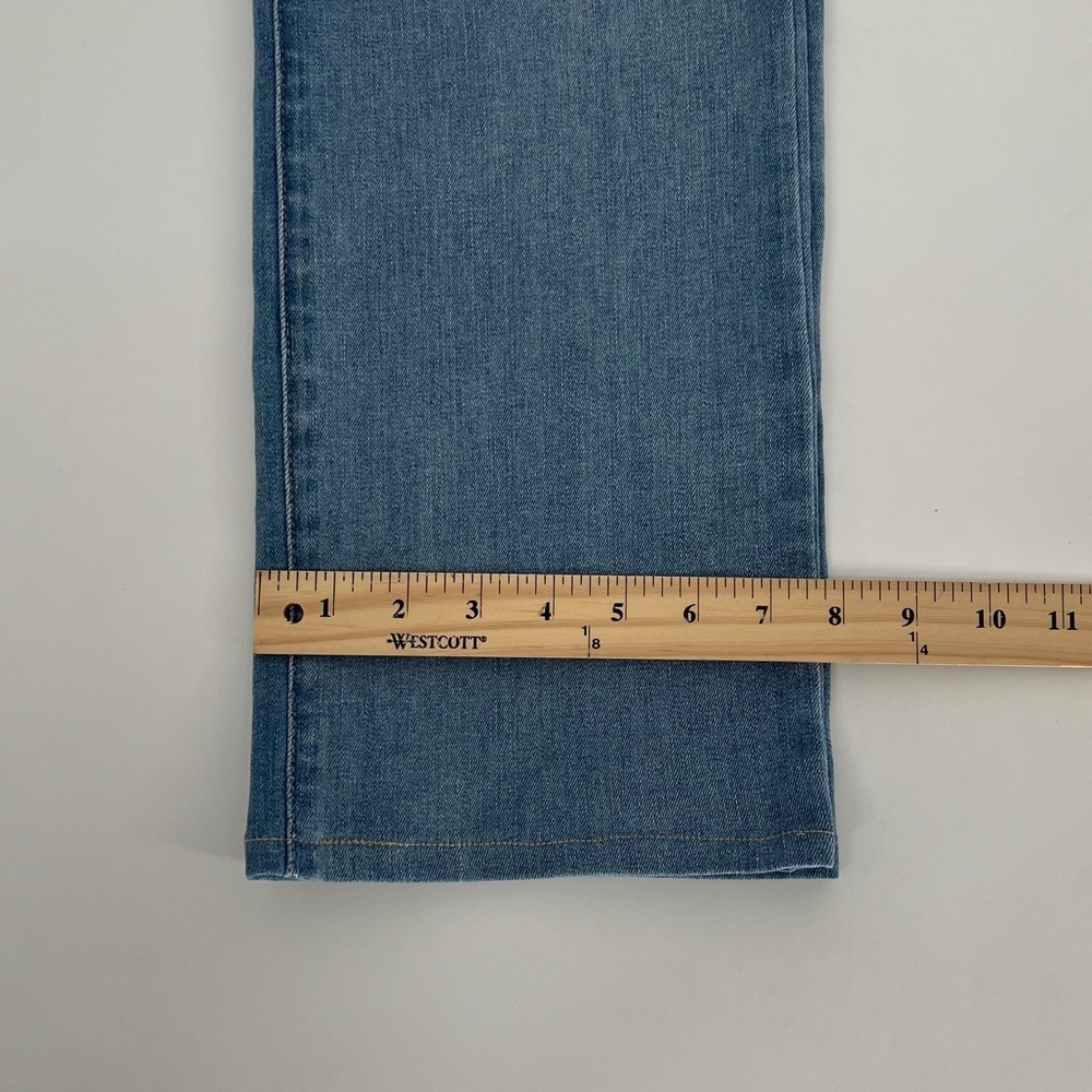 NYDJ Womens Marilyn Straight Leg Mid Rise Jeans Size 10 Blue Lift Tuck Stretch - Picture 10 of 11